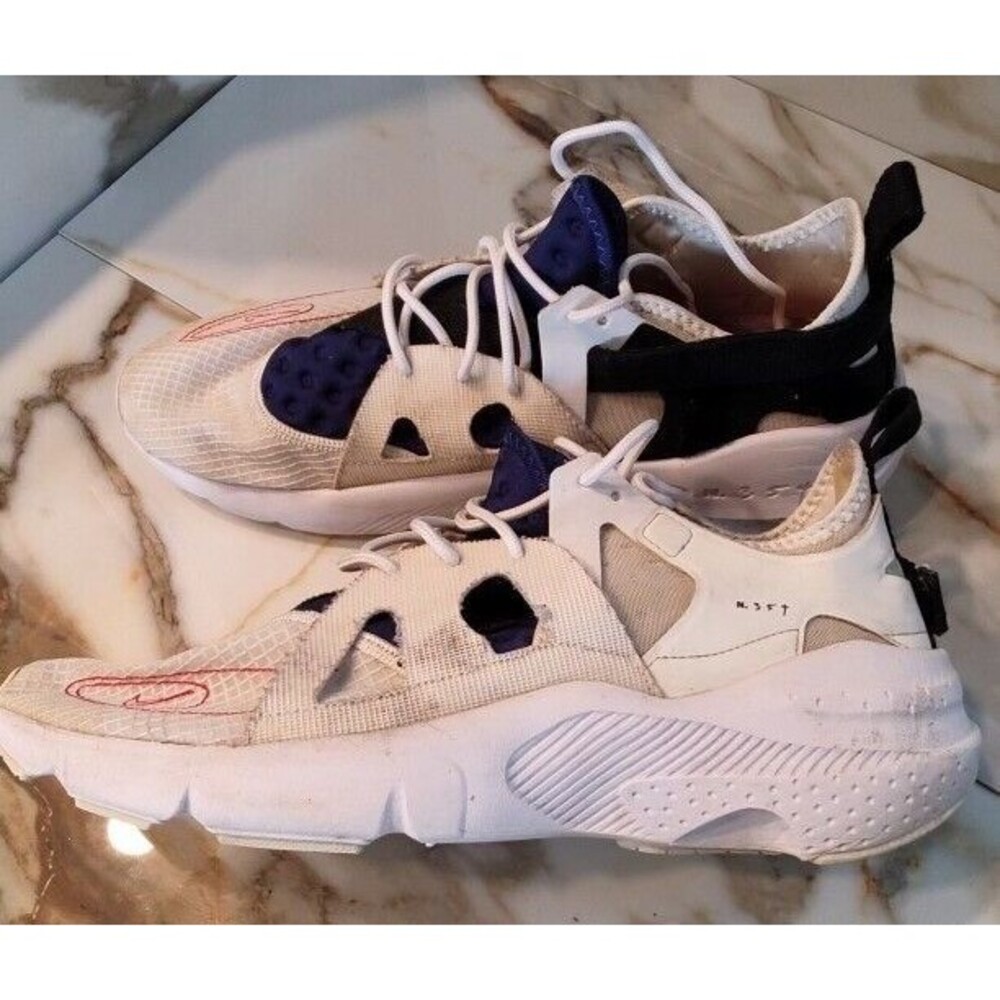 Men's Nike Huarache Type Summit White Shoes Size 14 Style # BQ5102- 100